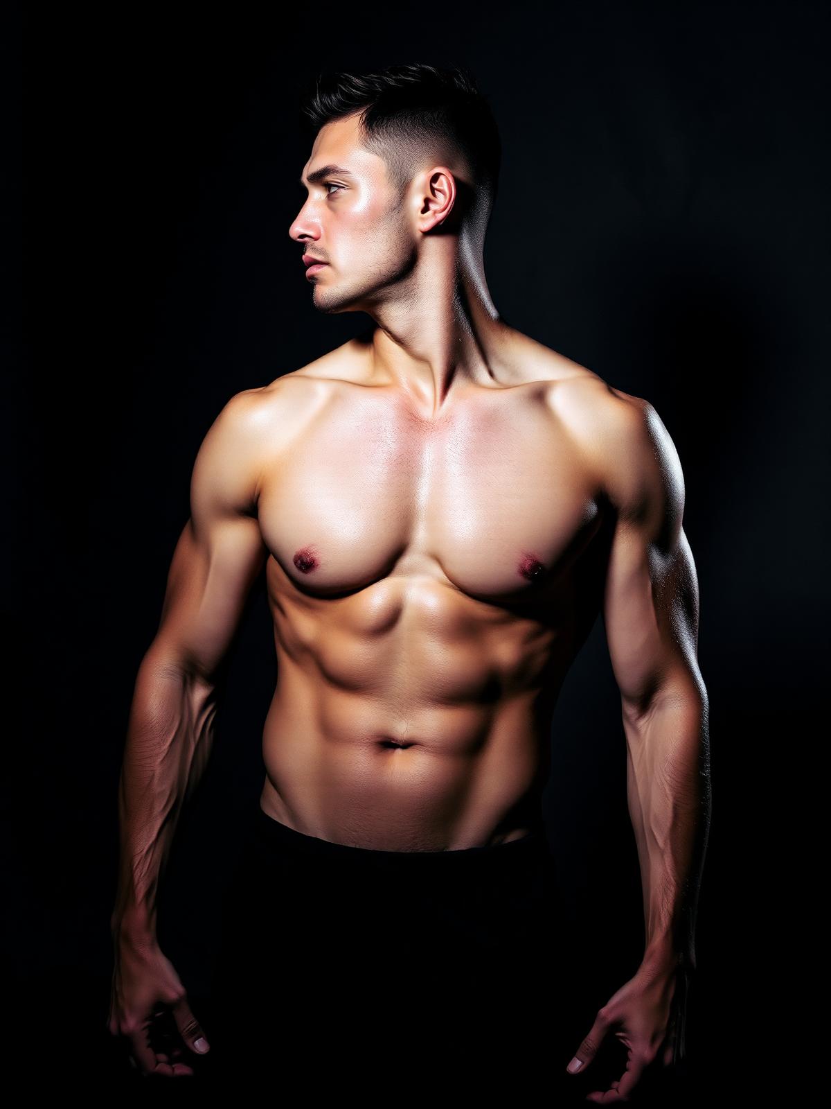 Oxygen athlete portrait